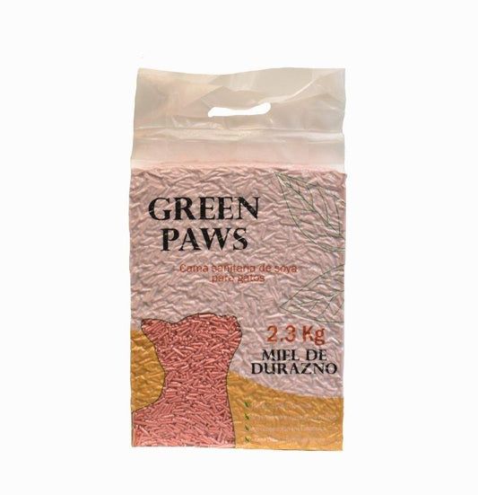 ARENA DE SOYA TOFU GREEN PAWS MIEL DE DURAZNO 2.3 kg