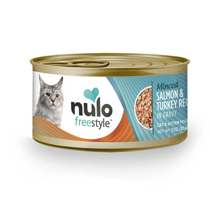 NULO CAT FS GRAIN FREE MINCED-PICADO SALMON & TURKEY LATA 3OZ - 85 GR