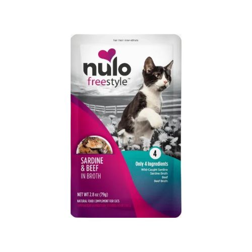 NULO POTENCIALIZADOR HÚMEDO PARA ALIMENTACIÓN DE GATOS- POUCH SARDINAS Y BEEF 79 GR