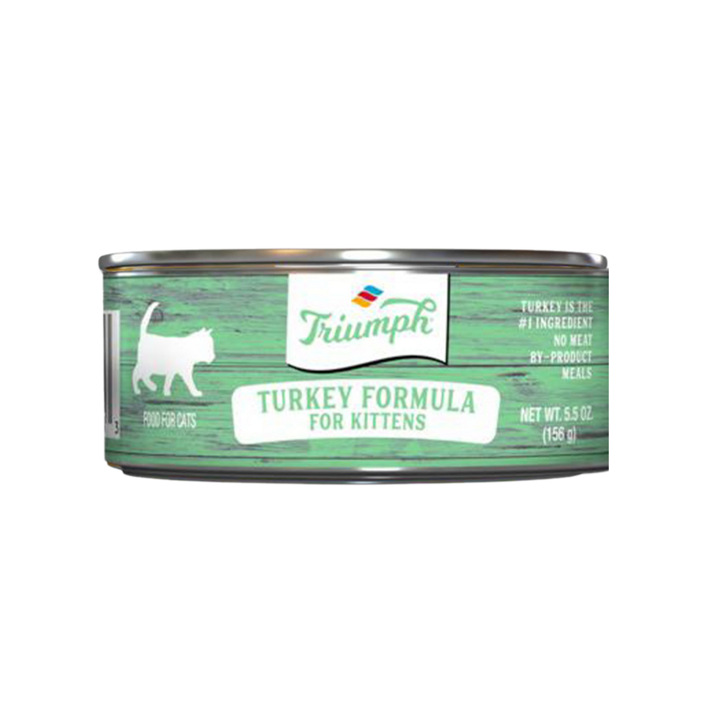 TRIUMPH CAT WILD SPIRIT LATA KITTEN TURKEY - PAVO 5.5  OZ - 156 GR