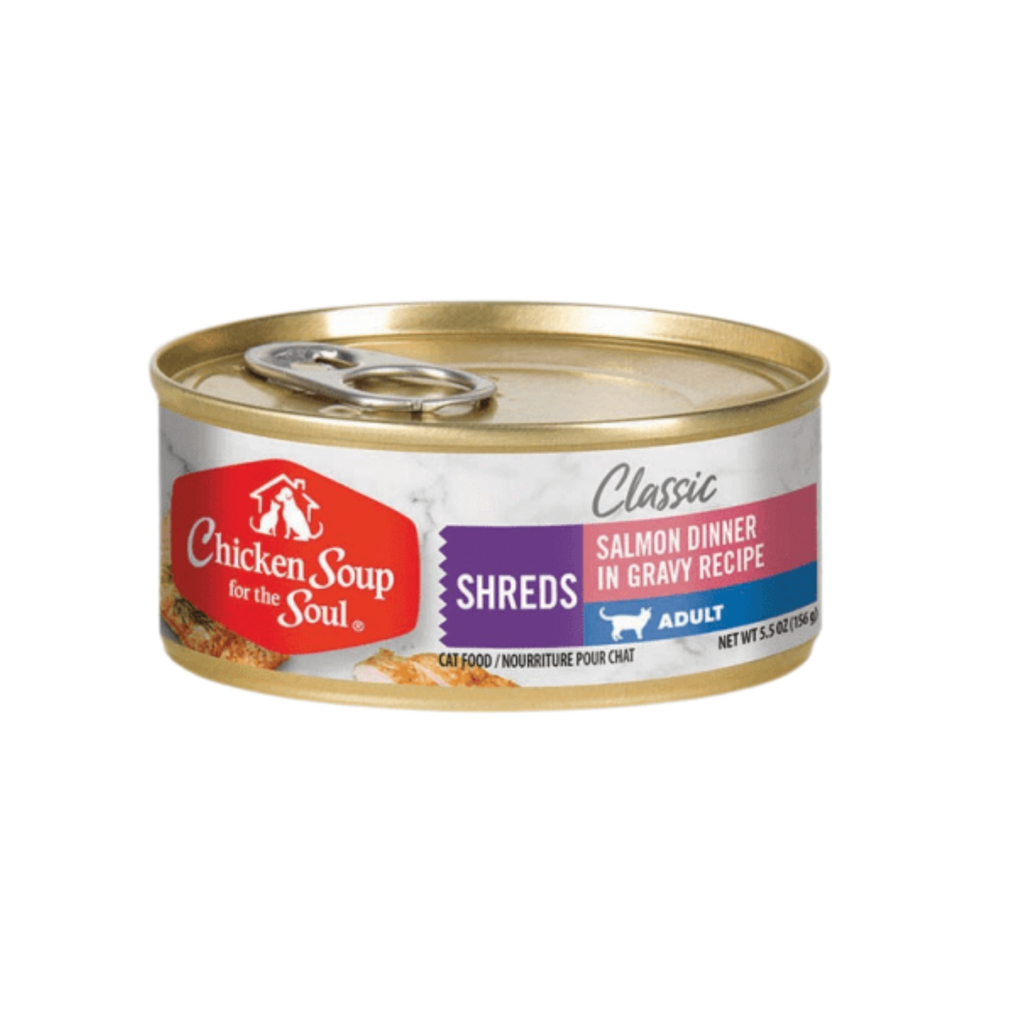 CHICKEN SOUP FOR THE SOUL CLASSIC ADULT CAT FOOD SALMON DINNER IN GRAVY RECIPE