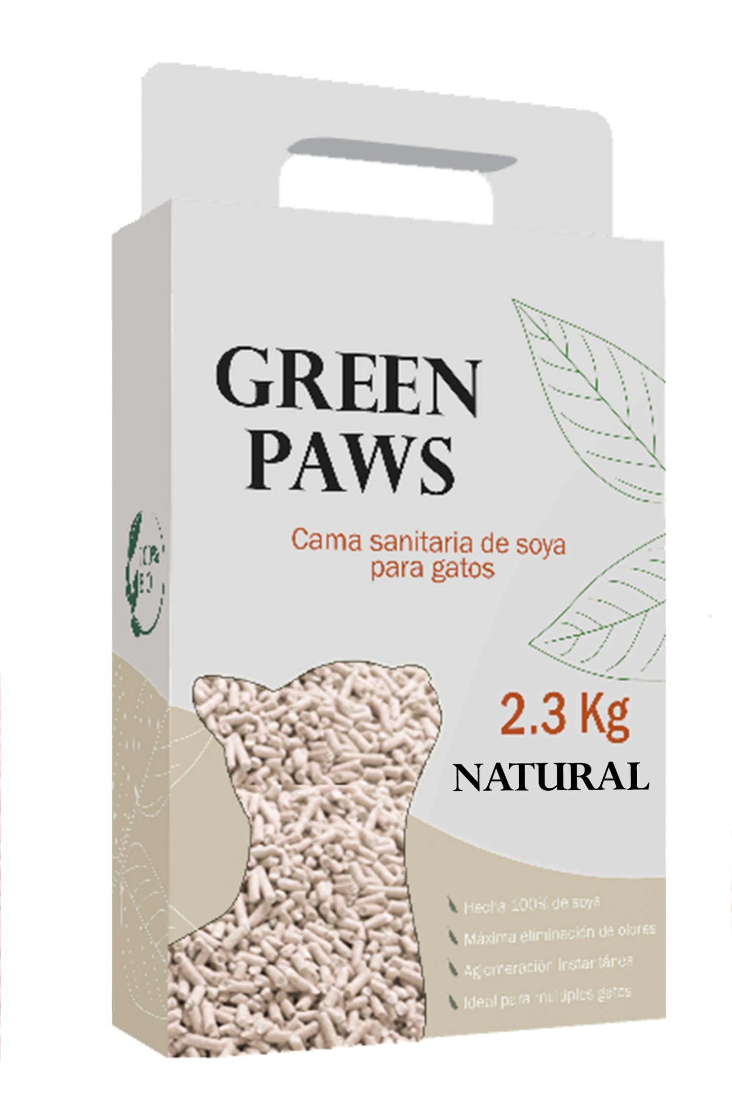 ARENA DE SOYA TOFU GREEN PAWS AROMA NATURAL 2.3 kg