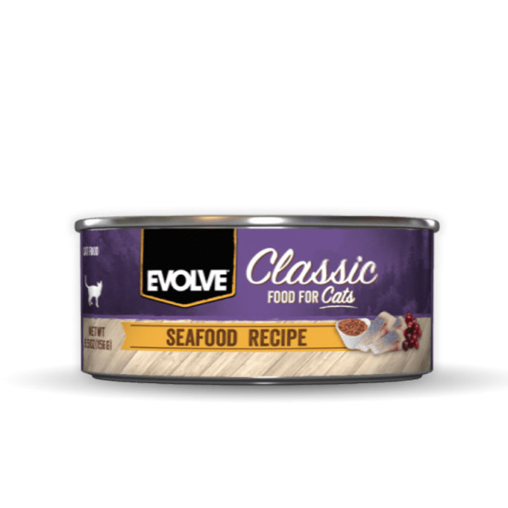 EVOLVE CAT LATA SEA FOOD - PEZ OCEÁNICO 5.5 OZ- 156 GR