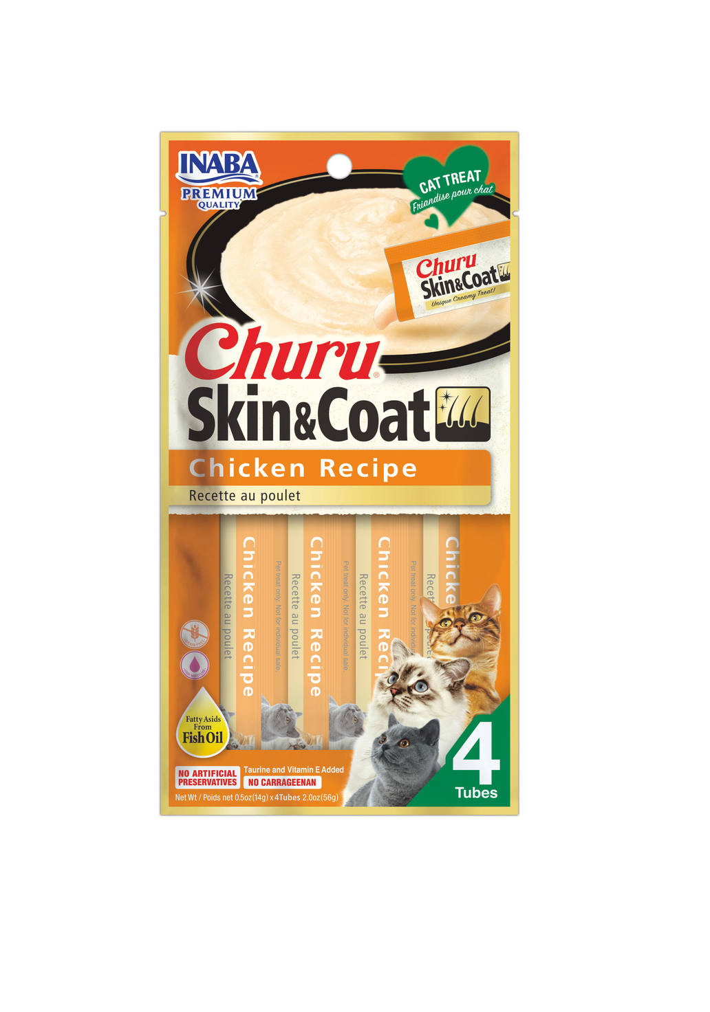 CHURU SKIN & COAT POLLO 56 GR (672)