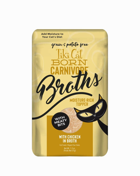 TIKI CAT BROTH - POLLO EN CALDO - 37 GR POUCH