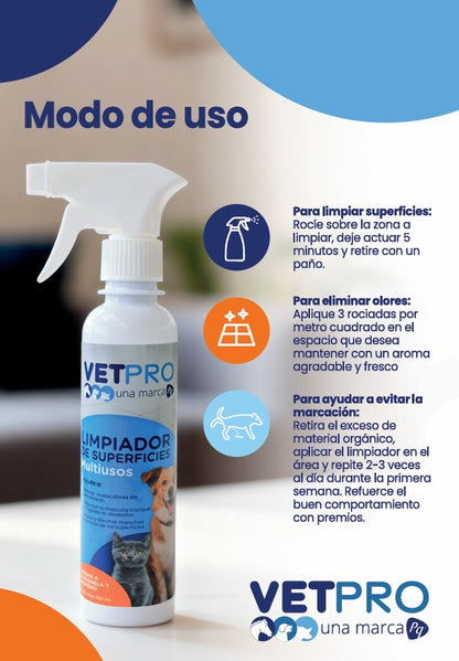 Limpiador de Superficies Multiusos VetPro