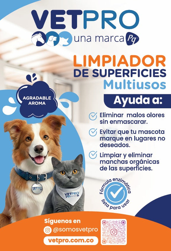 Limpiador de Superficies Multiusos VetPro