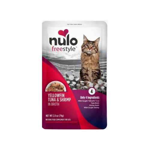 NULO POTENCIALIZADOR HÚMEDO PARA ALIMENTACIÓN DE GATOS - POUCH ATÚN Y CAMARONES 79 GR