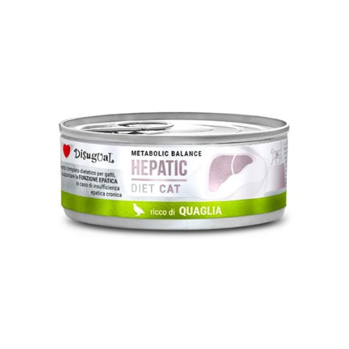 DISUGUAL CAT HEPATIC DIET - CODORNIZ LATA POR 85 GR