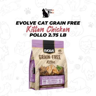 EVOLVE CAT GRAIN FREE KITTEN CHICKEN - POLLO 2.75 LB
