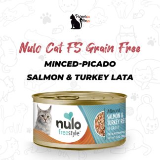 NULO CAT FS GRAIN FREE MINCED-PICADO SALMON & TURKEY LATA 3 OZ - 85 GR