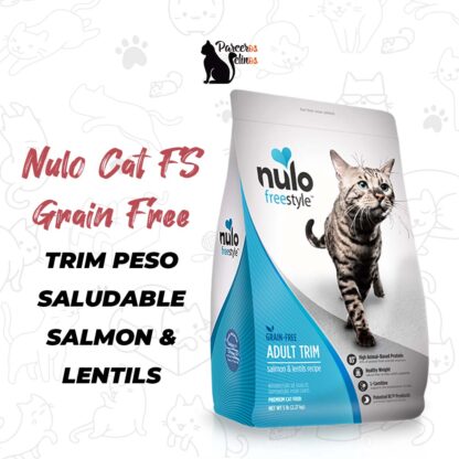 NULO CAT FS GRAIN FREE TRIM PESO SALUDABLE SALMON & LENTILS