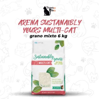 Arena Sustanaibly yours multi-cat grano mixto 6 kg
