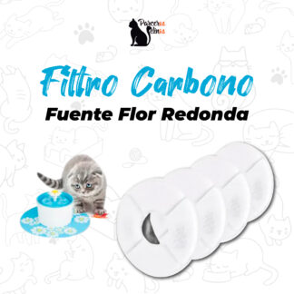 FILTRO CARBONO FUENTE FLOR REDONDA