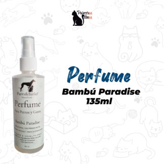 Perfume para gatos y perros Bambú Paradise 135ml