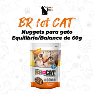 BR for CAT Snacks Nuggets para gatos Equilibrio/Balance de 60g