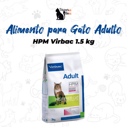 Alimento para Gato Adulto HPM Virbac 1.5 kg