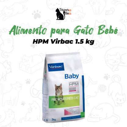 Alimento para Gato Bebé HPM Virbac 1.5 kg