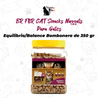 BR for CAT Snacks Nuggets para gatos Equilibrio/Balance Bombonera de 350 gr