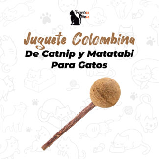JUGUETE COLOMBINA DE CATNIP Y MATATABI PARA GATOS
