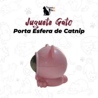 JUGUETE GATO PORTA ESFERA DE CATNIP