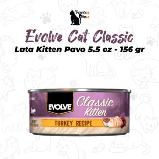 EVOLVE CAT CLASSIC LATA KITTEN - PAVO 5.5 OZ - 156 GR